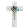Italian Cross Murano with Silver