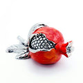 Italian Silver Red Small Pomegranate
